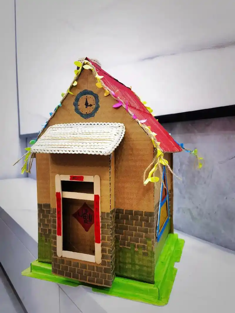 纯手工打造 #纸箱改造 #废物利用变废为宝 点灯熬夜,加班干活