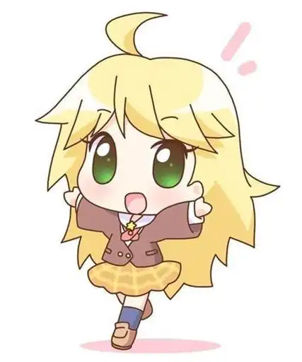 动漫人物简笔画学生妹可爱的卡通图案轻松鹿 可爱动物卡通图片手绘