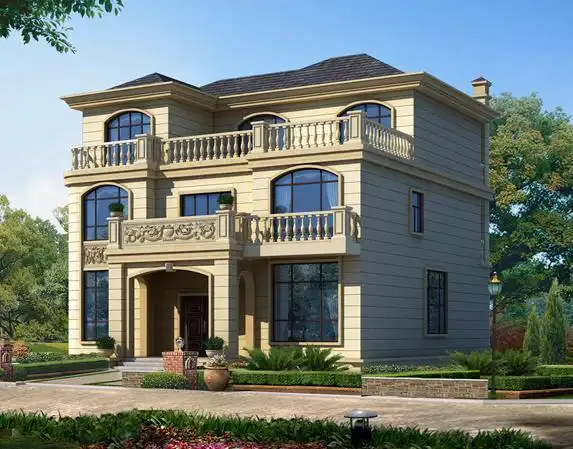 别墅图片大全外景三层