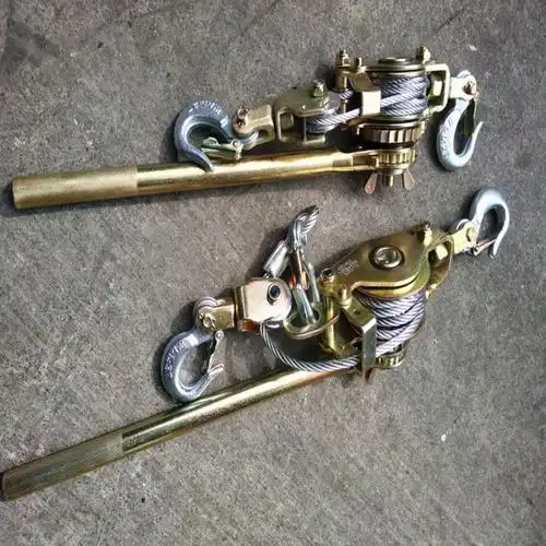 多 功能日式紧线器棘轮钢丝绳拉紧器钢绞线收紧器电力卡线器夹头