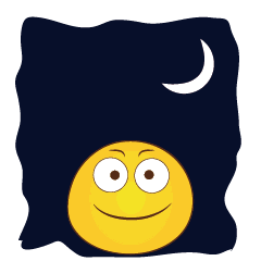 晚上表情包动态图晚上的说说图片大全