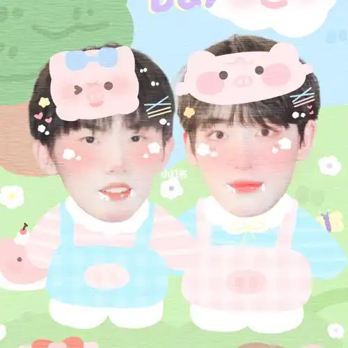 马嘉祺丁程鑫手机壳猪包野餐记