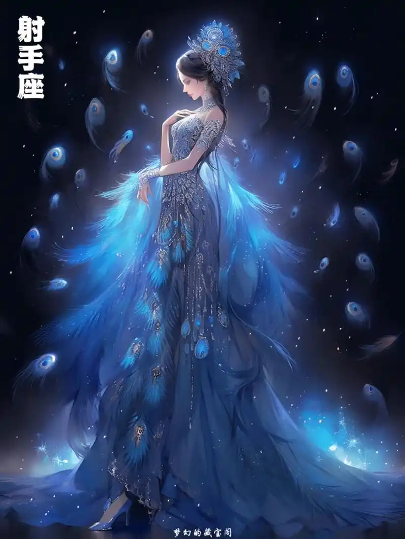 十二星座|孔雀公主特辑  孔雀公主,美丽与智慧的化身,拥有与十二星座