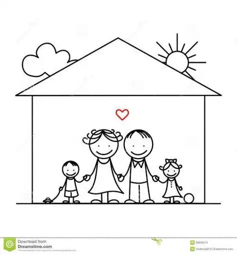 家里室内简笔画