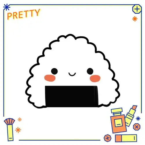 简笔画教程71一分钟画出萌萌的小饭团06