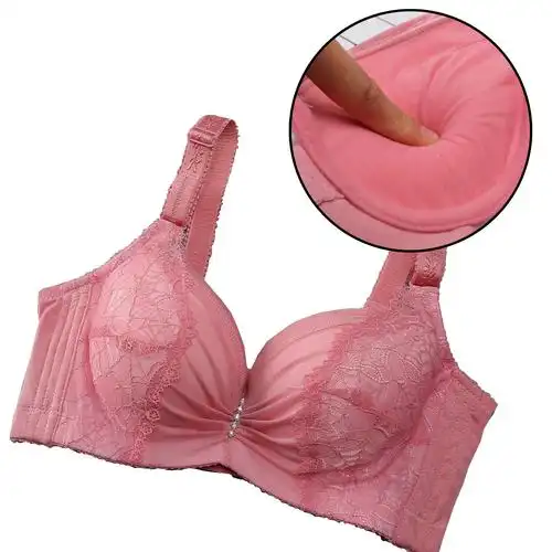 加厚小胸聚拢杯有钢圈加厚6cm超厚内衣女上托胸罩杯特厚平胸文胸