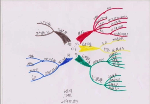 祖父的园子思维导图