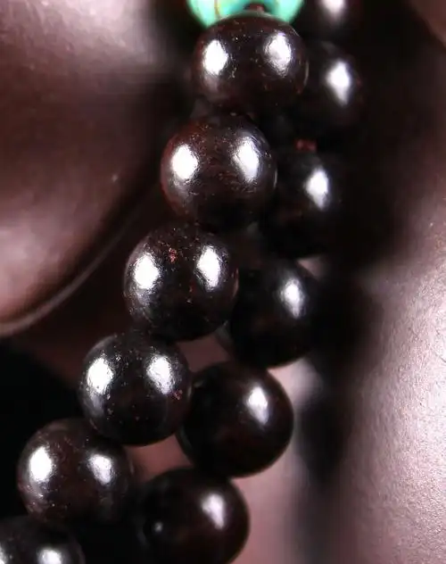 (两件起售)天然黑檀木手串