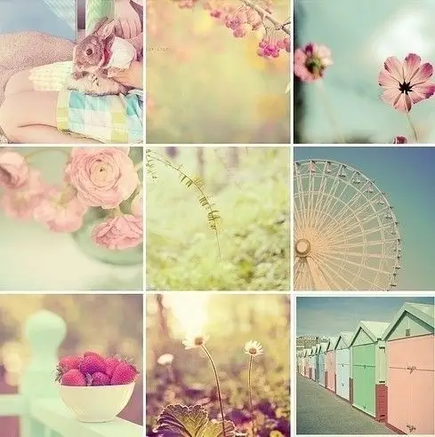 格子图都是些拼出来的唯美图图