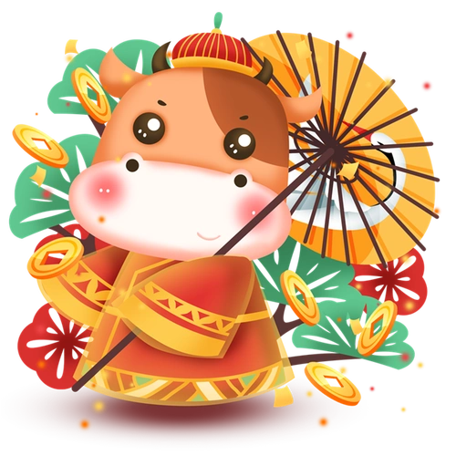 2021牛年卡通图案共有