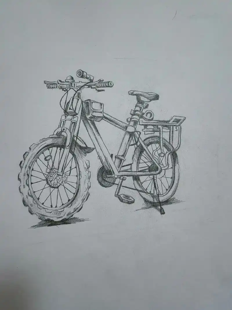 单车速写#素描 #画画 #一起学画画 - 抖音