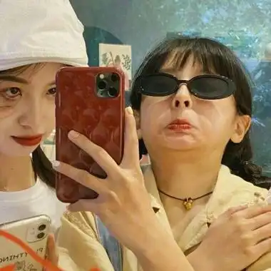 搞笑闺蜜头像双人逗比闺蜜俩的快乐