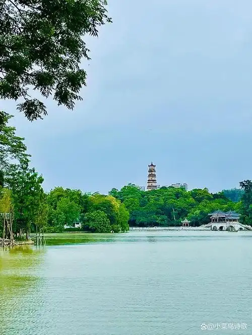 广东惠州西湖一景点泗洲塔七律三首