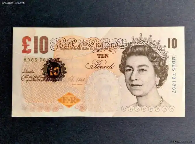 钱币天堂·交易区详情·老版 10英镑 背面:达芬奇