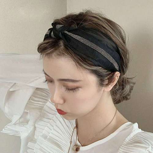 大圆脸适合的发箍大脸显瘦显脸小减龄女夏天女适合短发的夏季头箍