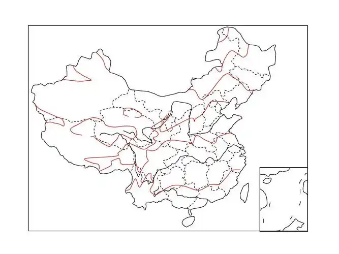 中国地理空白地图册ppt