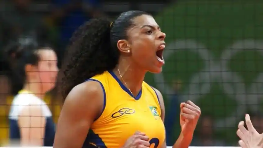 重温里约:巴西女排vs中国女排,主攻费加雷个人集锦