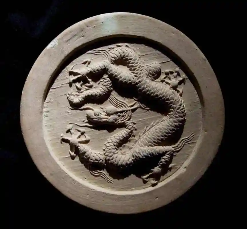 汉朝龙纹瓦当