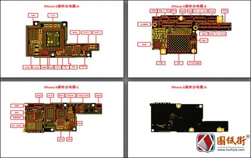 页资料内容 元件分布图资料类型 手机维修资料型号 iphone x品牌 苹果