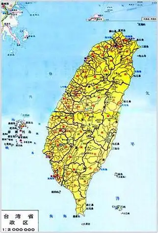 台湾地区地图