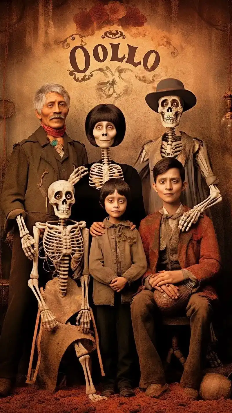 ai绘画 | 灵感来源《寻梦环游记》#中元节 #ai绘画 # - 抖音