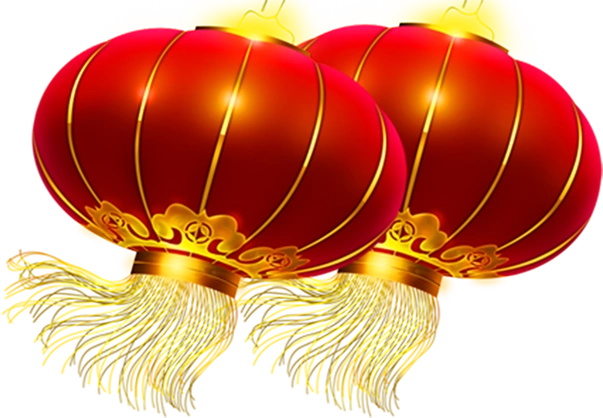 春节主题风ppt设计必备大红灯笼高清免抠图素材16张