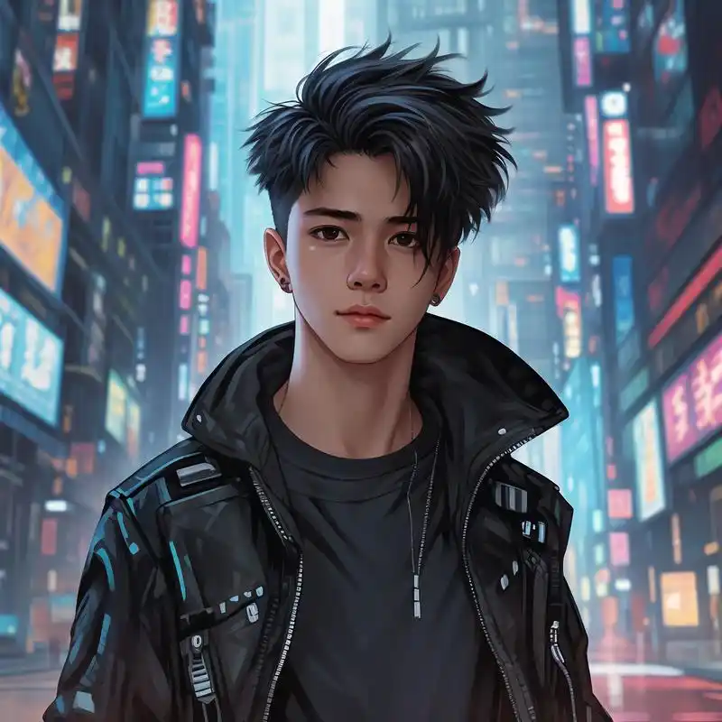 赛博朋克风头像99科技感十足 科技与冷酷的完美结合,这就是赛博朋克