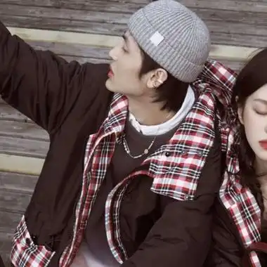 超温柔的情侣头像真人幸福甜蜜属于两个人的