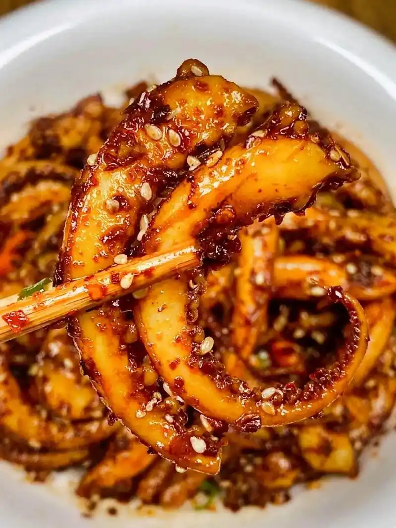 这个孜然鱿鱼真的是一绝巨好吃