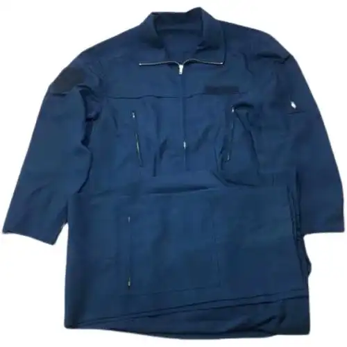 飞行服天蓝色布服套装男分体飞行工作服库存全新02夏飞布服夏季