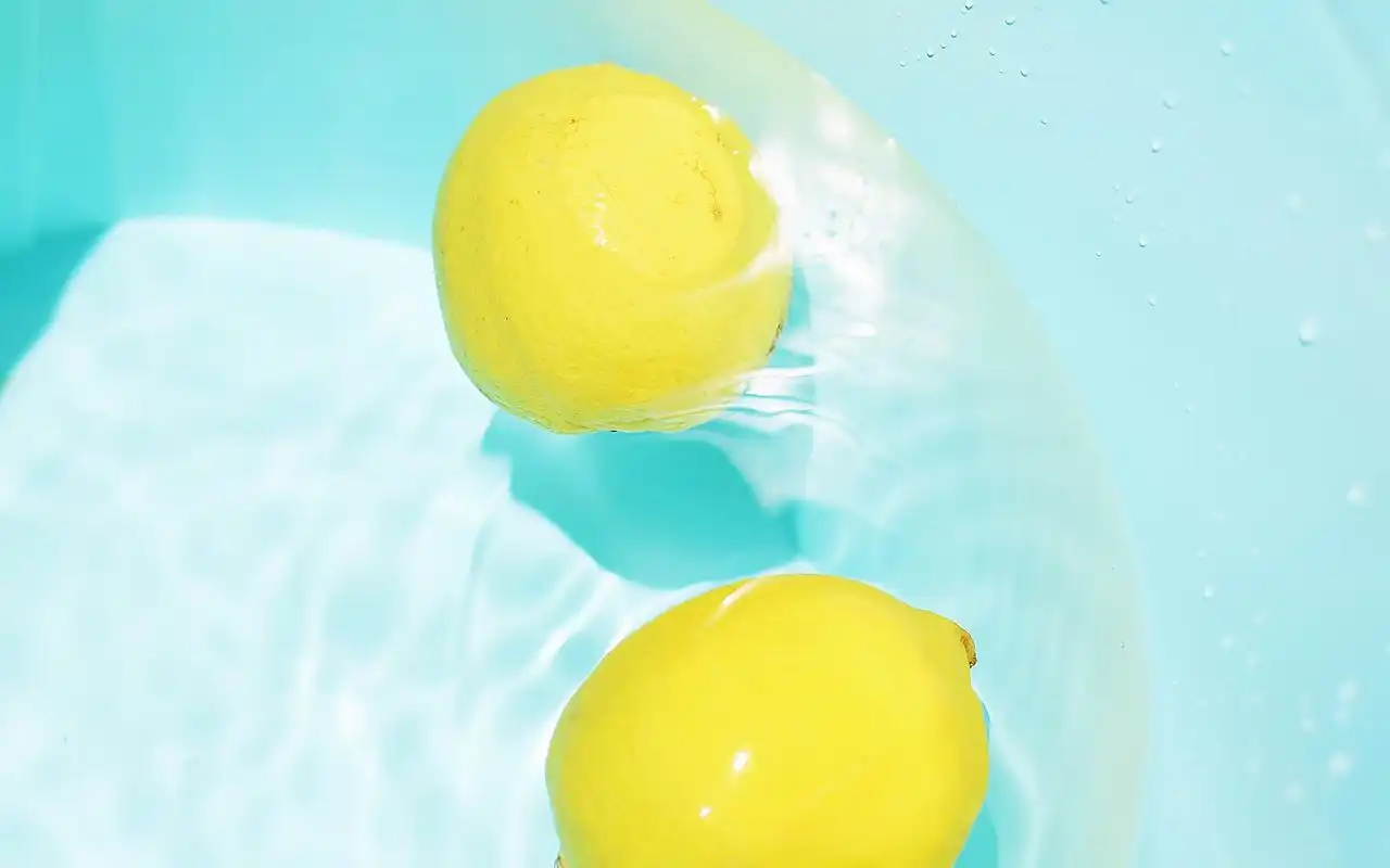 清爽柠檬养眼高清桌面壁纸