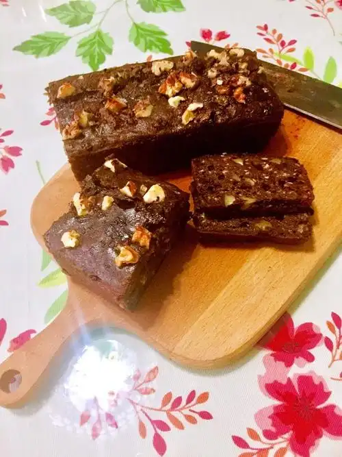 iphone88做的无油低卡浓厚豆腐布朗尼(全部热量只有一千卡☆)