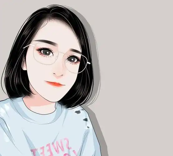 好看的女生手绘微信头像,从头像开始,做美美的自己