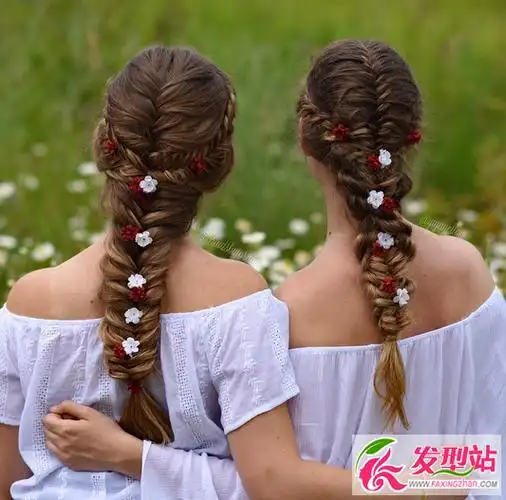好闺蜜编发图片闺蜜装这样搭配更有爱