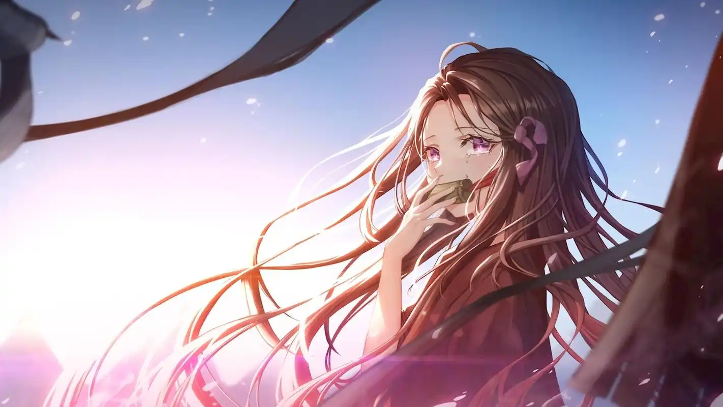 4k电脑平板电视机1920x1200灶门祢豆子 鬼灭之刃壁纸 - 日本动漫 - 好