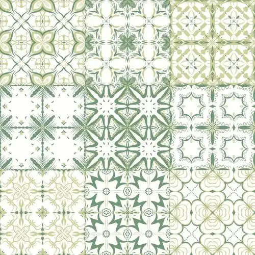 转载请注明#图案设计  #绿色系  #四方连续纹样  #纹样 #印花图案