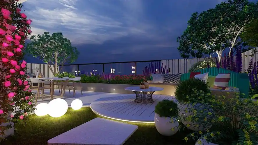 现代简约风格-屋顶花园-屋顶花园-庭院景观设计_别墅花园设计_易境天