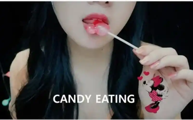 melody口腔音美女姐姐吃米老鼠棒棒糖