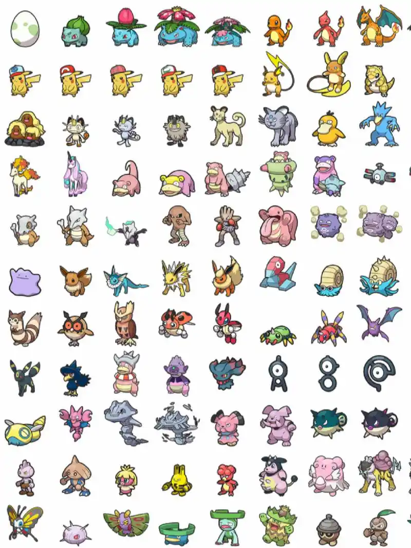 宝可梦朱紫|1-9代全图鉴 朱紫图鉴风格 9415 按照朱紫图鉴的画风