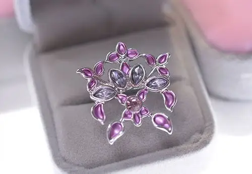 剑网3周边 七秀紫烟沉戒指 每人限兑一只