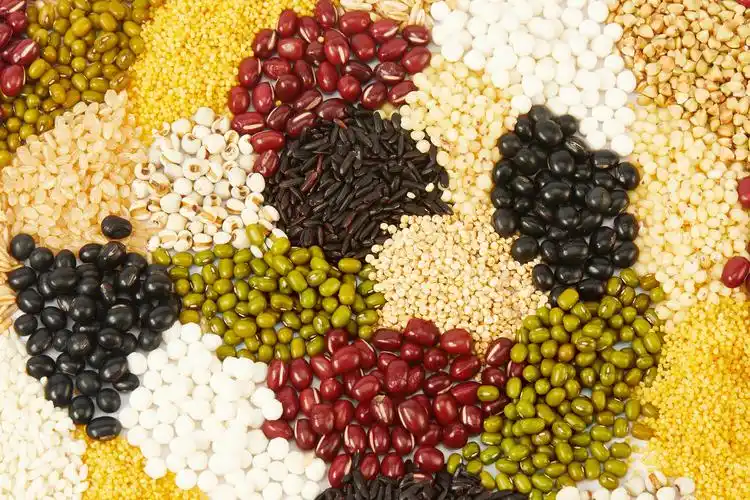 平铺粮食五谷杂粮粮食组合五谷组合黑豆绿豆黑米