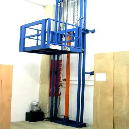 单缸导轨式升降平台-导轨式升降机-限高架-导轨式升降机-液压升降平台