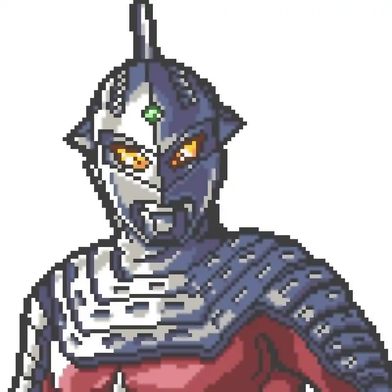 奥特曼像素头像|赛文奥特曼 ——赛文奥特曼像素风头像3枚✨——