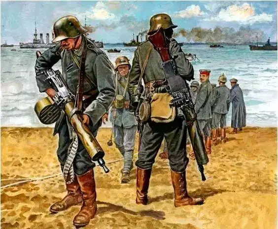 一战德国的暴风突击队使用跨时代的武器和跨时代的战术