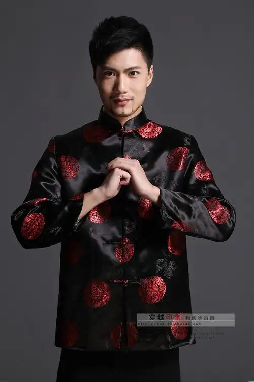 中老年唐装外套/男士传统秋装/中式男装上衣/apk秋装长袖冬装305a