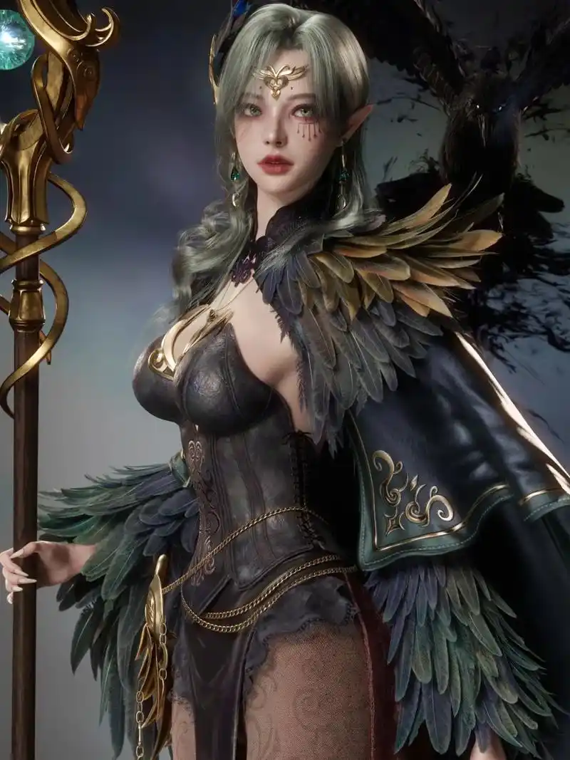 a站近期高赞建模盘点!暗黑破坏神4莉莉丝模型公开~细节拉满