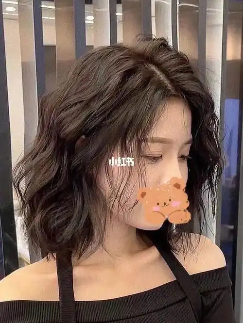 中短发烫发推荐90法式蛋蛋卷超适合圆脸