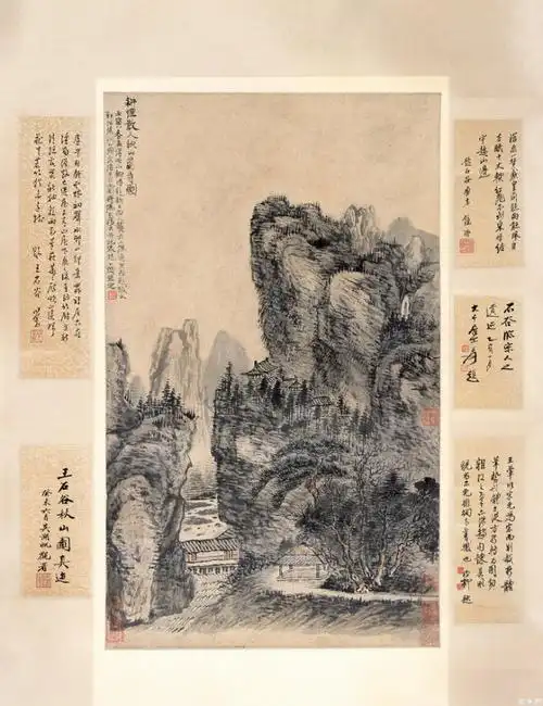 王石谷清山水作品赏析