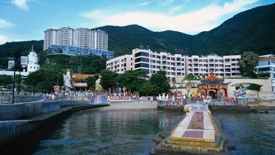 浅水湾万寿亭长寿桥-香港风景壁纸