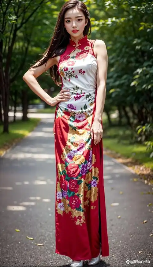 穿旗袍搭配什么发型更美观#旗袍,作为中国传统文化的一部分,以其独特